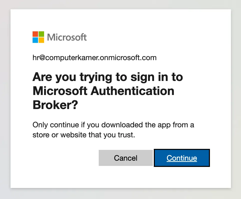 AiTM for WHFB persistence